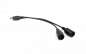 Preview: Y-connection cable 5-pin DIN M+2xW for Softline helmet speaker sets smooth shielded