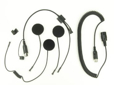 Headset für Klapp- und Systemhelme