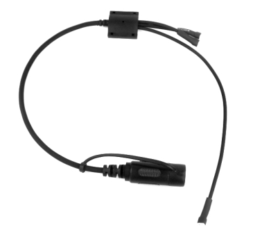 Distributor cable for helmet headsets with cap