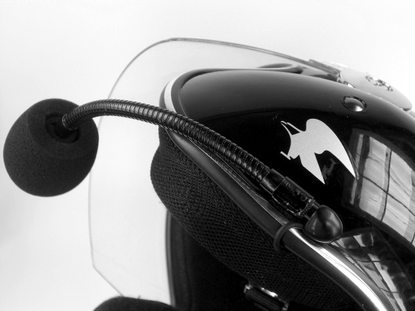Helmet headset for Honda Goldwing for open face helmets and jet helmets