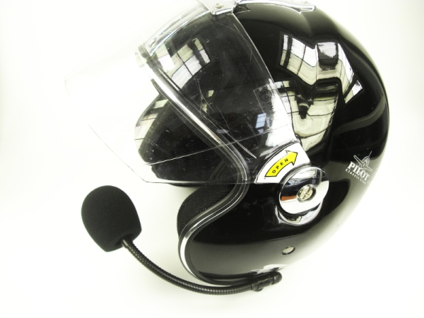 Helmet Headset for Open Face and Jet Helmets